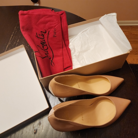 Christian Louboutin Pigalle Follies 85 patent Nude size 39 - Picture 6 of 7